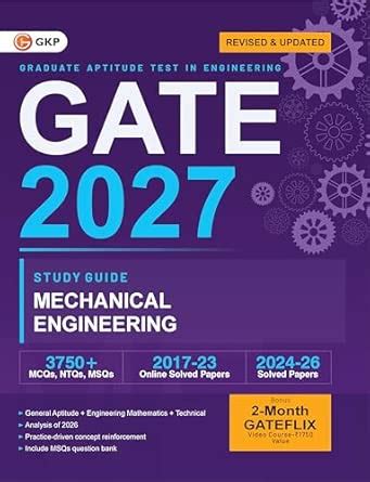 Buy GATE 2027 Mechanical Engineering Guide | Complete Study Material ...