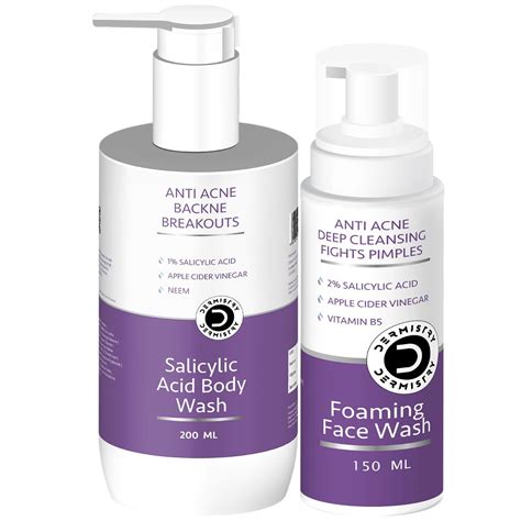 Dermistry Salicylic Acid Neem Niacinamide Back Acne Control Body & Oil ...