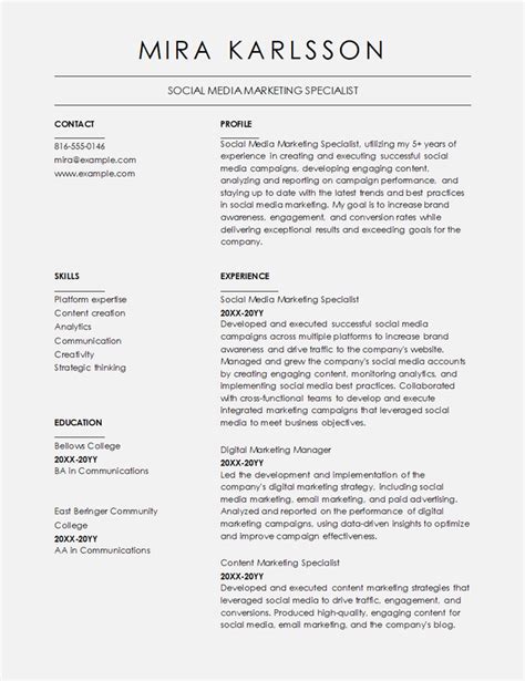 Free Printable Basic Resume 的图像结果