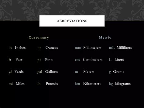 Abbreviation Of Kilometres