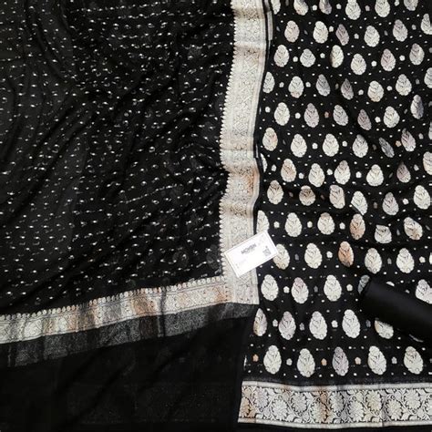 Buy 100% Pure Banarasi Georgette Suit Online - Mohsin Textiles