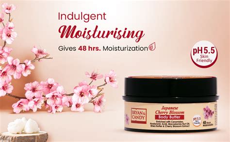 Buy BRYAN & CANDY Japanese Cherry Blossom Body Butter |Ph5.5 Skin ...