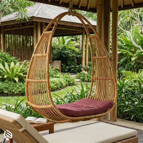 Aerial Oasis Rattan Swing Chair for Indoor & Outdoor Use | Luxury Cane ...