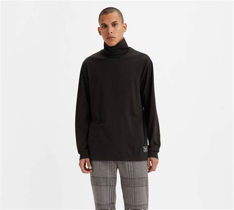 Long Sleeve Turtleneck Tee - Black | Levi's® IT
