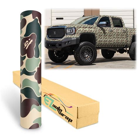 EzAuto Wrap EZAUTOWRAP Camouflage Ape Green Car Vinyl Wrap India | Ubuy