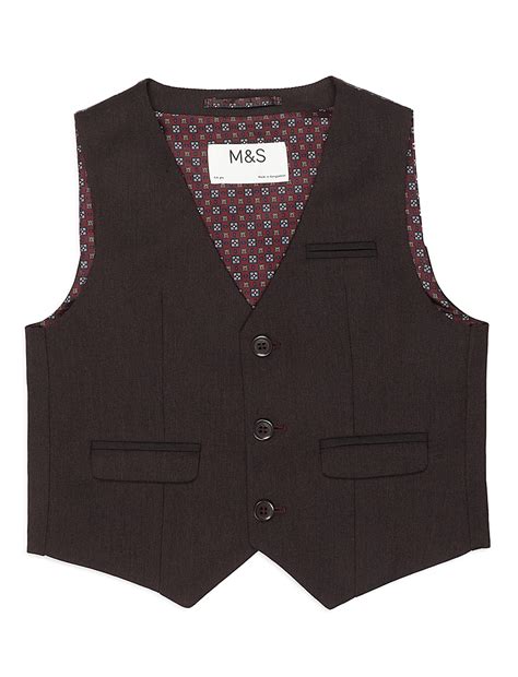 Plain V-Neck Waistcoat