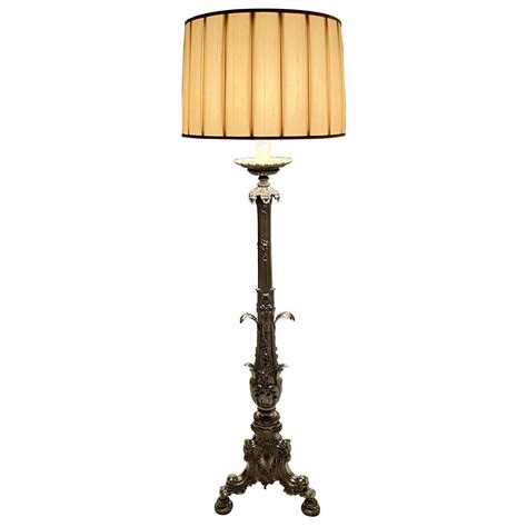 French Empire Style Bronze Floor Lamp at 1stDibs