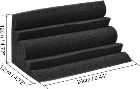 Buy uxcell Acoustic Foam Panel Noise Absorbing Soundproof Sponge, Arc ...