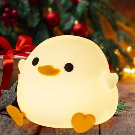Duck Night Light With Touch Sensor, Dimmable LED Warm Light, Timer ...