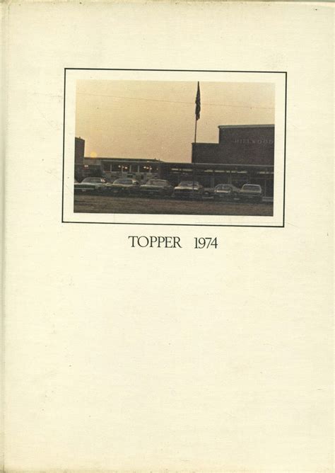 1974 yearbook from Hillwood High School from Nashville, Tennessee for sale