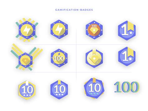 Gamification Badges designs, themes, templates and downloadable graphic ...
