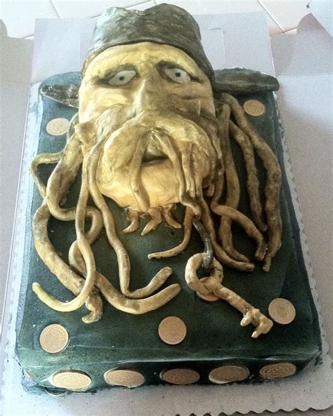 Davy Jones cake | Davy jones, Lion sculpture, Pirates