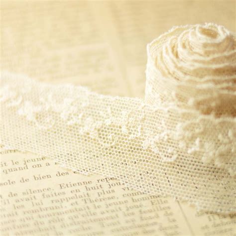Dentelle tulle coton brodé mariage - A&A Patrons