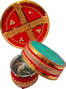 Kanha Unique Designer Karwa Chauth Poojan Thali [All Purpose Poojan ...