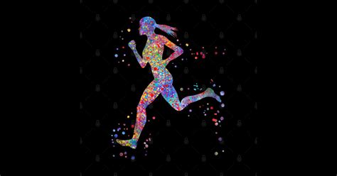 Woman Running Sticker 的图像结果