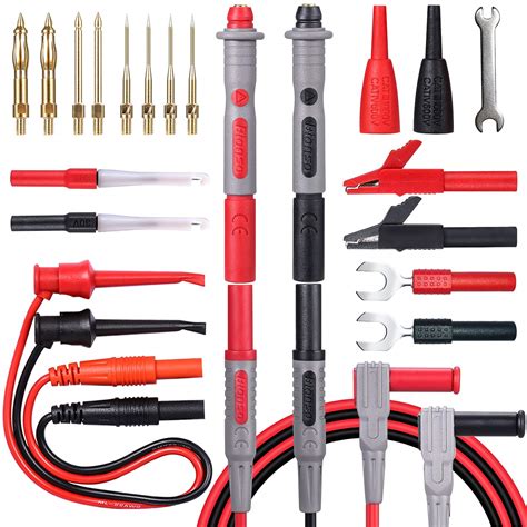 Bionso 21-Piece Multimeter Leads Kit, Professional and Upgraded Test ...