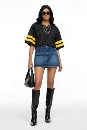 Buy Denim Skirts / Jean Skirts for Women online - Freakins