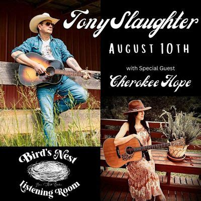 Tony Slaughter & Cherokee Hope at Birds Nest Listening Room - Dunn NC ...