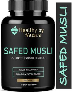 Healthy By Nature Nutrition Safed Musli, safed musli capsule ...