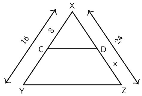 Image result for Triangle Proportionality Theorem Examples