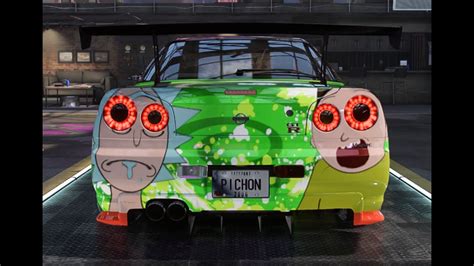 Need for speed Heat: nissan skyline R34 Rick y Morty - YouTube