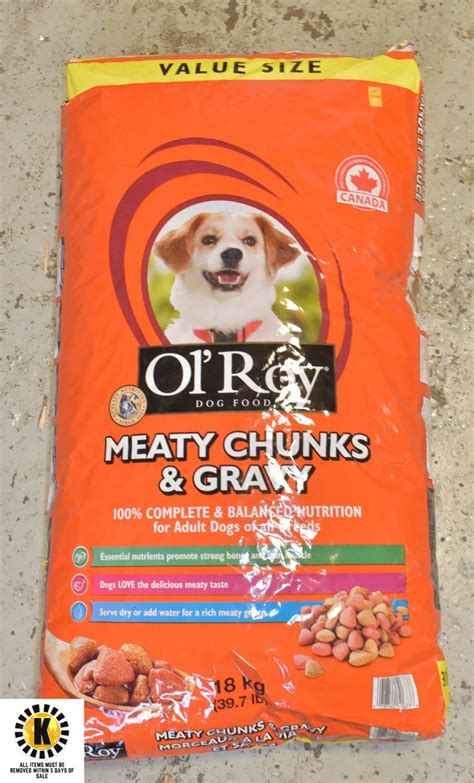 18 KG BAG OF OL'ROY DOG FOOD
