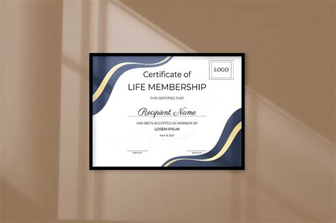 Life Membership Certificate Templates - Ablebionics