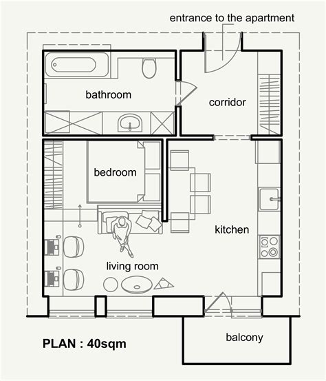 Интересный дизайн однокомнатной квартиры 30, 35, 40 кв. м. Дизайнерский ремонт