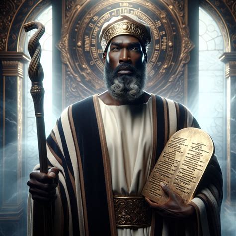 Moses as a black man | Bible Art