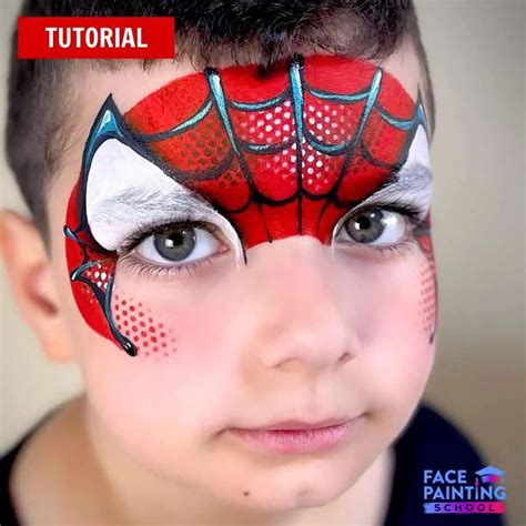 Rezultat imagine pentru Spider-Man Face Paint Tutorial