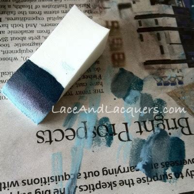 Lace and Lacquers: DIY Sponge Gradient Nails