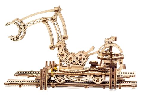 UGears Mechanical Town Series | Rail Mounted Manipulator | Mechanical ...
