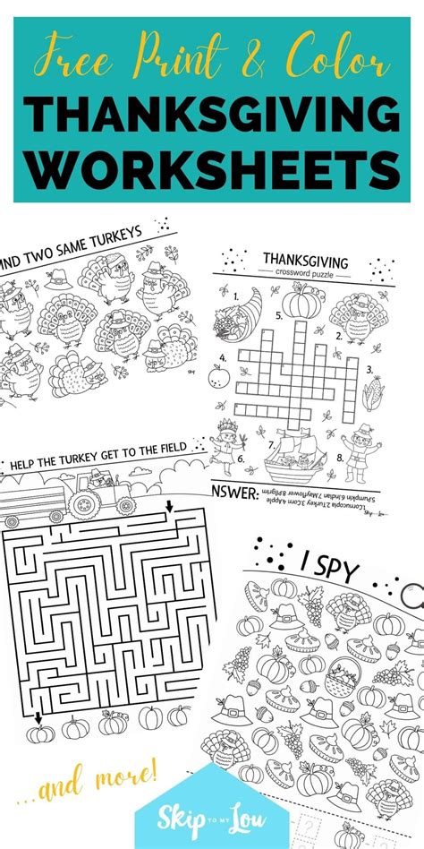 Thanksgiving Activities Worksheets - Writing Practice Worksheet