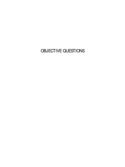 Image result for Objective Answer