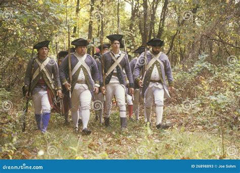 American Revolutionary War Reenactment Editorial Stock Photo - Image of ...