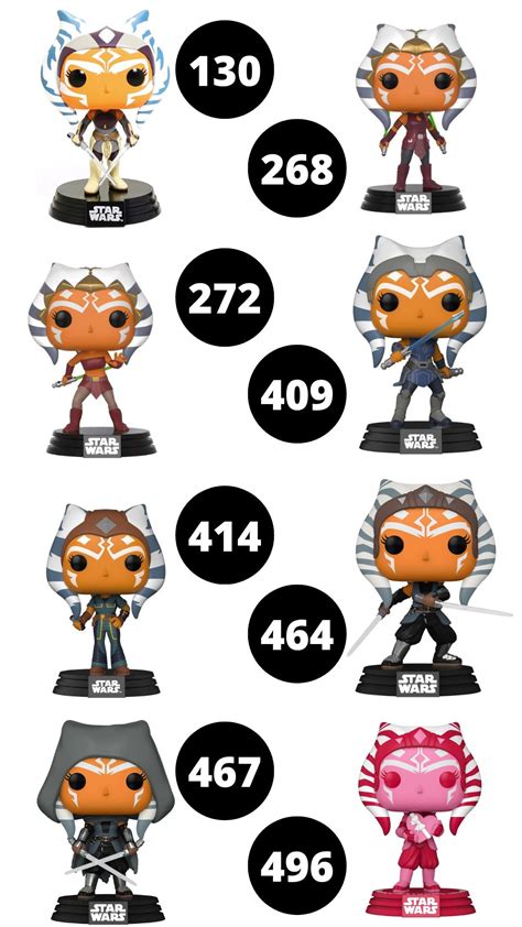 Ahsoka Tano Funko Pop: All Figures You Can Collect [Checklist]
