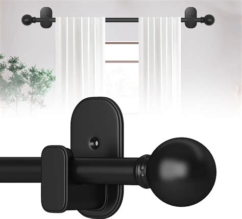 Amazon.com: TKZTKZ Curtain Rods No Drilling for Windows 2 Pack:No Drill ...