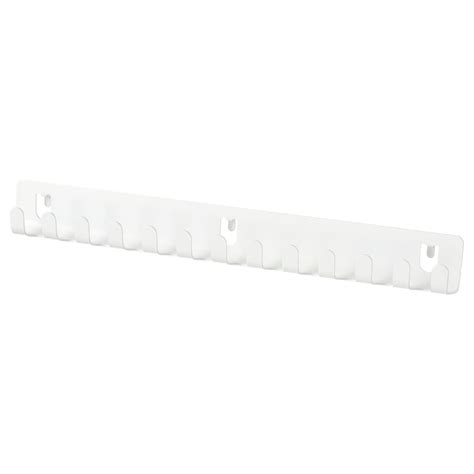 SKÅDIS hook rack, white - IKEA