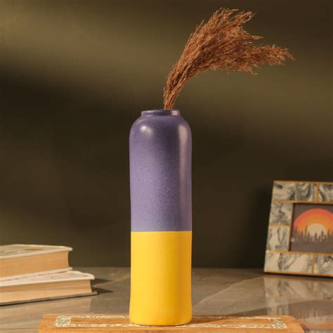 Dual Toned Cylindrical Vase – The Decor Mart