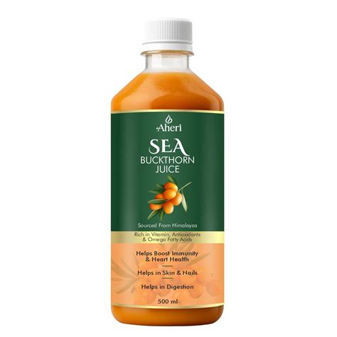 Sea Buckthorn Juice 500 ML | Buckthorn Berry Herbal Juice with Natural ...