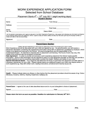 Fillable Online ashbyschool org School database selection form ...