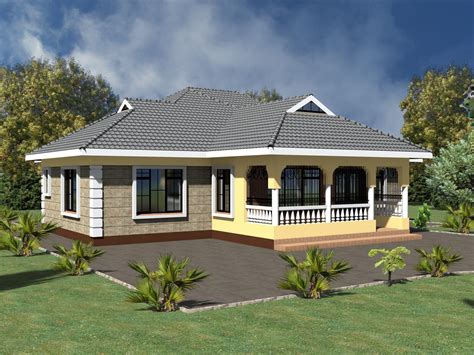 4 Bedroom House Plan - Muthurwa.com | Bungalow house plans, Four ...