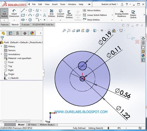 SolidWorks Basic Drawing 的图像结果