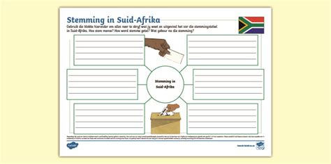 Stemming in Suid-Afrika Breinkaart (teacher made) - Twinkl