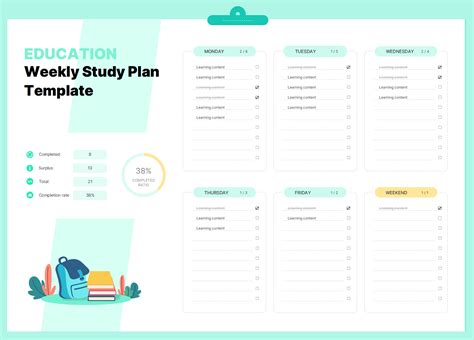 Image result for Study Plan Notebook