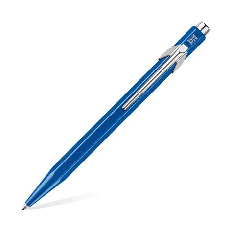Buy Caran D' Ache 849 Popline Metallic Blue Ball Pen | Caran D' Ache ...