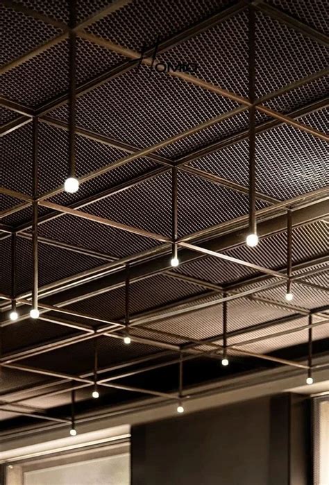 Expanded Metal Ceiling - Architectural Expanded Metal Facade Mesh ...