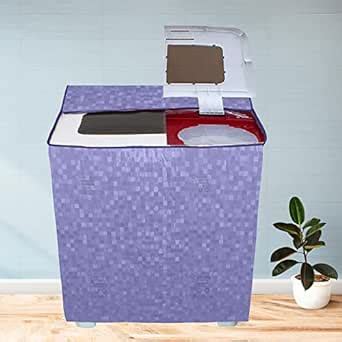E-Retailer® Waterproof PVC Semi Automatic Washing Machine Cover With ...