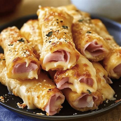 These Ham and Cheese Puff Pastry Sticks are a delightful, savory snack ...