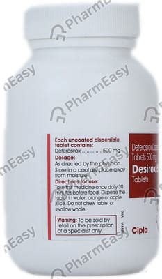 Desirox-500 Tablet: Uses, Side-effects, Price, Dosage & More Info ...